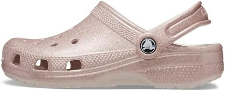 Crocs Classic Glitter Clog (Toddler) Quartz Glitter 8 Toddler M