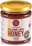 Award Winning Raw Organic Red Gumbo Limbo Honey Mexico 227g - Unpasteurised, Certified Organic, with Enzymes and Pollen - Latin Honey Shop - Crystallised Tastes of Rose Blossom