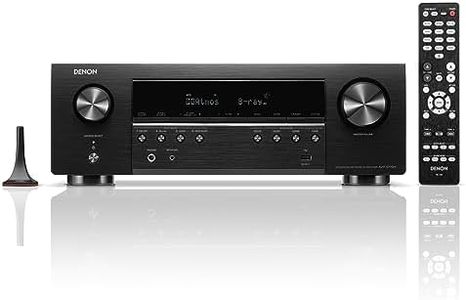 Denon AVR-S770H 7.2 Ch Home Theater Receiver - 8K UHD HDMI Receiver (75W X 7), Wireless Streaming via Built-in HEOS, Bluetooth & Wi-Fi, Dolby TrueHD, DTS Neural:X & DTS:X Surround Sound