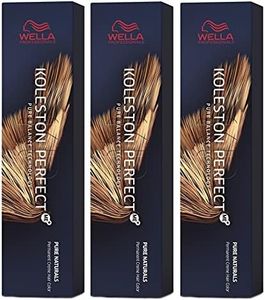 Wella Pack of 3 Koleston Perfect ME+ KP Pure Naturals 55/0 Light Brown Intense Natural
