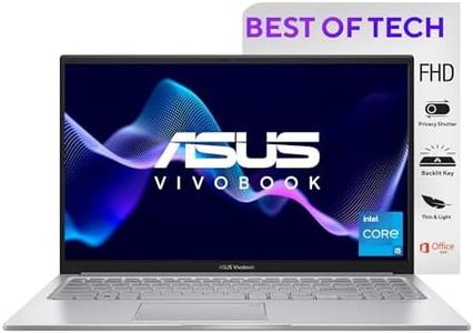 ASUS Vivobook 15, Intel Core i5-1235U 12th Gen, 15.6" (39.62 cm) FHD, Thin and Light Laptop (8GB RAM/512GB SSD/Win11//Backlit Keyboard/Silver/1.7 kg), X1504ZA-NJ522WS