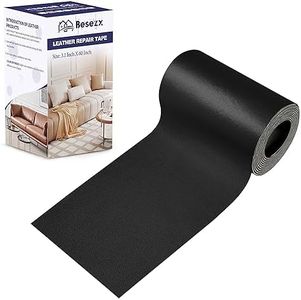 Leather Repair Patch Tape Kit, Self Adhesive Leather Repair for Furniture, Couch, Sofa, Car Seats,Office Chair,Vinyl Repair Kit.3.1inx60in