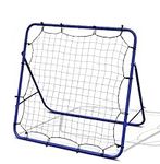 Sunsport Football Rebounder Trainer - Blue, 124 cm | Soccer Training Net for Kicking Practice, Goal Keeping Skills, Bounce Back Reaction Training | Football Training Equipment for Kids & Juniors