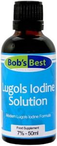 Bob's Best Lugols Iodine Solution - 7% 50ml Essential Earth Element Supplement & Antiseptic