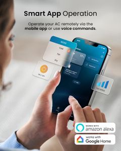 Pro Breeze 4-in-1 Portable Air Conditioner 9000 BTU – WiFi, Timer, Window Kit