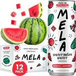 Mela Watermelon Water - Hydrating Watermelon Juice Drink w/Vitamin C, Electrolytes, & Antioxidants - Non-GMO, Gluten-Free, Real Fruit Juice Watermelon Drink (Original, 11.15 fl oz, 12-Pack)