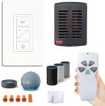 Humpptom Fan Remote Control Kit, Universal Smart WiFi Ceiling Fan Remote Control Kit, Compatible with Alexa, Google Assistant, for Hunter/Harbor Breeze/Westinghouse/Honeywell