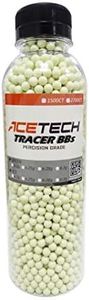 ACETECH Airsoft Gun Glow in Dark Tracer BBS Green (Green 0.2g 2700CT)