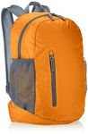 Amazon Basics Lightweight Packable Hiking Travel Day Pack Backpack - 17.5 x 17.5 x 11.5 Inches, 25 Liter, Orange