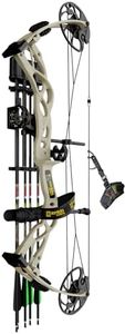 Sanlida Dragon X9 Ready to Hunt Compound Bow Package for Adults, Archery Compound Bow and Arrow Set, 0-70 Lbs Draw Weight, No Bow Press Needed, Limited Life-time Warranty (Desert)