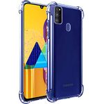 TheGiftKart Transparent Crystal Clear Back Cover for Samsung Galaxy M21 / M21 2021 Edition / M30s Back Cover | Shockproof Soft TPU Case | Cushioned Edges for Ultimate Protection (Transparent)