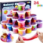 JOYIN Slime Kit Schleim, 24 Pack Galaxy Slime Cup Party Favors -Non-Sticky, Mess-Free, Stress Relief, Slime Kits for Girls and Boys-slime party bag fillers