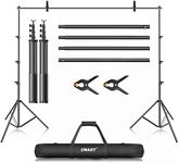 EMART Photo Backdrop Stand 10ftx12ft/ 3mx3.6m Large Photography Background Stand Heavy Duty Adjustable Support Kit for Video Studio Decoration