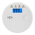 Carbon Monoxide Detectors Alarms CO Detectors with Digital LCD Display for Home