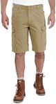 Carhartt Men's Relaxed 11" Rigby Cargo Short, Dark Khaki, W36