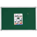 ALKOSIGN Astra Felt Notice Board -Green (3FT X 5FT) | Bulletin Board, Pin-up Board, Display Board, Push pins Board, Announcement Board, Soft Message Board, for School, College, Office, Study Room etc