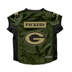 Littlearth NFL Big Dog Valor Pet Stretch Jersey Green Bay Packers