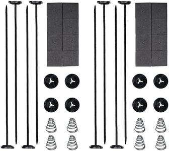 BFXM Automotive Fan Mounting Kit, Radiator Fan Zip Ties Clips Mounting Kit, Electric Mount Hold Down for Cooling Fan Transmission Cooler Radiator Fan Kit for Universal Car Vehicle