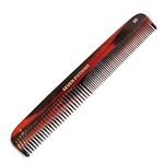 Seven Potions Hair Comb — Fine and Coarse-Tooth Comb for Men's Hair, Beard & Moustache — Handmade (18 cm / 7.1 inch)