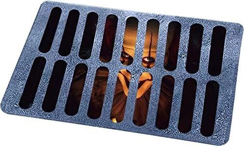 Anguxer Felpudo de Halloween, Felpudo de Terror Divertido, 3D Terror impresión Halloween Payaso Puerta Mat, para decoración Halloween