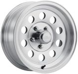 Allied Wheel Components 881MC 14X6 | 5X4.5 | 0" (3.5" BS) Modular Trailer Wheel, Machined Rim