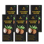 Auric Tender Coconut Water Energy Drink - No Added Sugar | Not from Concentrate | Natural Energizer | Direct from Tamil Nadu | Safe Hygienic Packaging (Pack of 6)