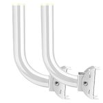 2-Pack Universal Bracket Mount for Light Monuting Tasks WiFi Bridge Outdoor Access Point to Point AP,Pole and Wall-Mounted Mount