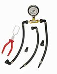 DANLITE TOOLS TECHNICIAN Danlite New Fuel Pressure Gauge Kit with Hoses & Adapters for Car Bike Testing Tool OBD Reader