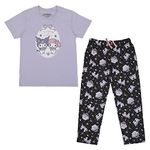 Kuromi & My Melody Women’s Lavender Sleepwear Set, Multicolored, Small