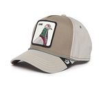 Goorin Bros. The Farm All Over Canvas Adjustable Unisex Trucker, Grey (Pigeon 100), One Size