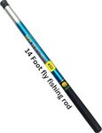 Abirs 14 ft Fly Fishing Rod 450 Blue Long Premium Fiber Construction for Precise Casting