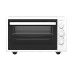 Cookology CMO37WH 37 Litre Portable Mini Countertop Oven and Grill - 1500W Electric 7 Multi-function Cooker with Wire Rack, Baking Tray, Adjustable Temperature Control & 90 Minute Timer - In White