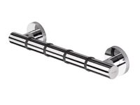 Croydex AP530541 Grab N Grip 380 mm Safety Support Rail Straight Heavy Duty Grab Bar for Bathroom, Grau