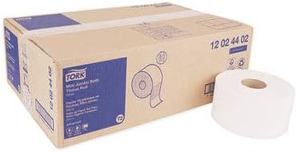 ADVANCED MINI-JUMBO ROLL BATH TISSUE, SEPTIC SAFE, 2-PLY, WHITE, 3.48" X 751 FT, 12 ROLLS/CARTON