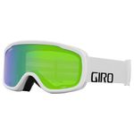 Giro Cruz Asian Fit Ski Goggles - Snowboard Goggles for Men, Women & Youth - Anti-Fog - OTG - White Wordmark Strap with Loden Green Lens