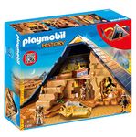 Playmobil 5386 History Pharaoh's Pyramid with Hidden Tombs and Traps, historic and educational toy, fun imaginative role play, playset suitable for children ages 6+