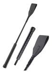 Riding Crop 18" for Horses, Riding Crops for Horses, Black Riding Crop, Black English Riding Crop