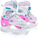 SMOOJOY Adjustable Kids Ice Skates 