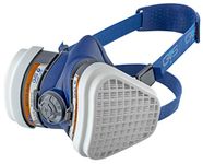 GVS SPR495 Elipse Mask with A2P3 Filters for Organic Gases and Vapours until 5000 ppm and Dust, S/M