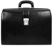 Leather Briefcase - Lawyer Bag - Office Work Bag - Italian Doctor Bag - Attache - Porte Document en Cuir - Time Resistance