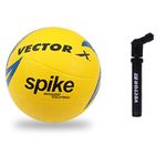 Vector X Spike Moulded Volleyball with Air Pump