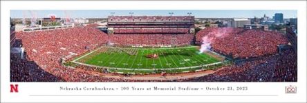 Nebraska Cornhuskers Football - Unframed 40 x 13.5 Poster by Blakeway Panoramas