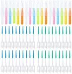 Maoerdental 360PCS Interdental Brushes,Disposable Soft Silicone Brace Brush,Bendable Dental Picks Braces flossing Teeth Cleaning Tools