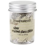 Stampendous Glass Glitter 1.43 oz-Silver
