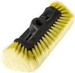 DocaPole Soft Bristle Car Wash and Scrub Brush Extension Pole Attachment (10") for Deck, Truck, Boat, RV, House Siding, Safe with Water (Long Handle Pole, Not Included)