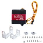 Durlo 25Kg Robot Servo Motor with High Torque, Full Metal Gear, Digital Steering Servos with Mounting Brackets