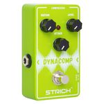 STRICH DYNACOMP Compressor Guitar Pedal, Pure Analog for Electric Guitar, True Bypass, Green