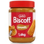 Biscoff - Sweet spread - Smooth - Extra Large Jar - Caramelised biscuit flavor - Vegan - Nut free - No colours or added flavours - 1.6kg