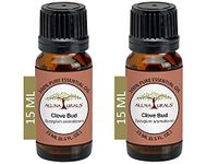 ALL NATURALS Clove Bud Essential Oil (Kerala, India) 100% Pure, 2 x 15 ML (Total 30 ML)