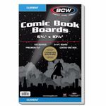 BCW Supplies - Current Size Comic Boards - White - BBCUR - (100 Boards)